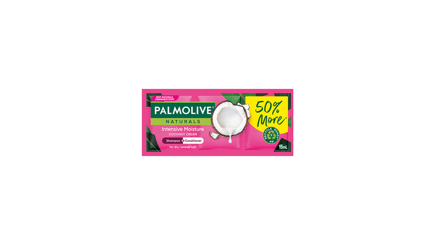 Palmolive Coconut Cream Shampoo + Conditioner Pink 15ml