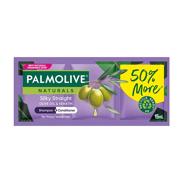 Palmolive Olive Oil & Keratin Shampoo + Conditioner Purple 15ml