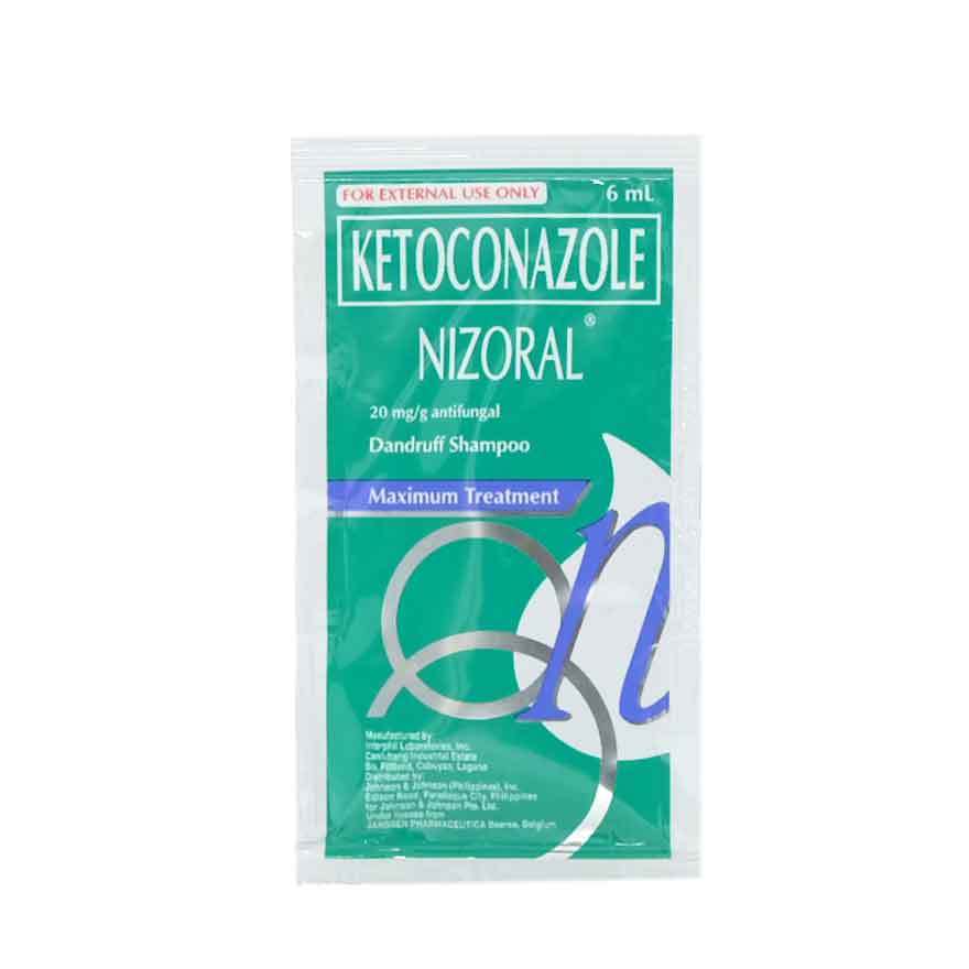Nizoral (ketoconazole) 20mg/g shampoo 6ml