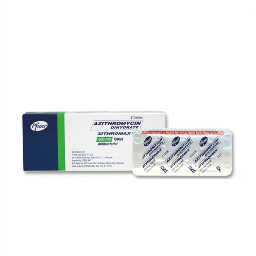 Zithromax (Azithromycin) 500mg Tablet 