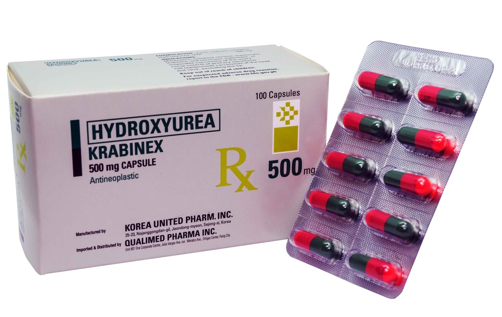 Krabinex (Hydroxyurea) 500mg Capsule