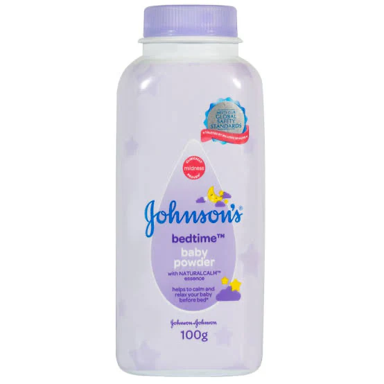 J&J Baby Powder Bedtime (talc-based powder with calming aromas)100g