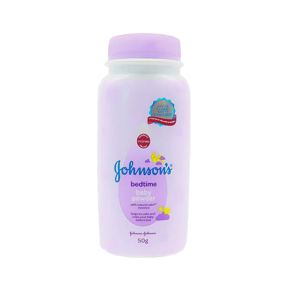 J&J Baby Powder Bedtime (talc-based powder with calming aromas) 50g