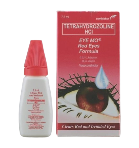 Eye Mo Red (Tetrahydrozoline Hydrochloride) 0.05% Solution Eye Drops 