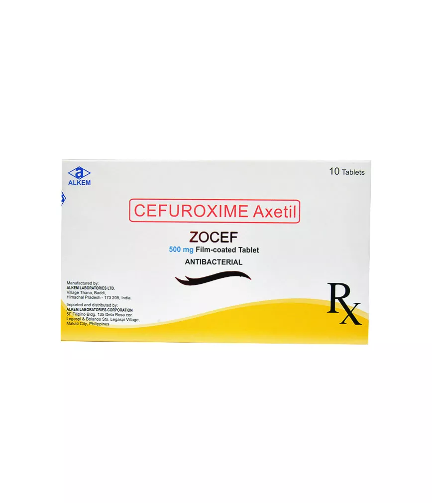 Zocef (Cefuroxime) 500mg tablet