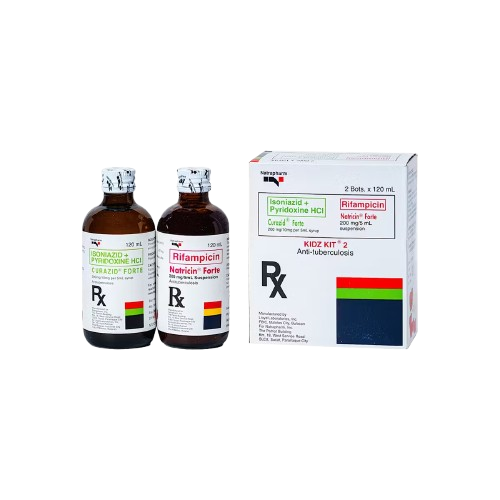 Kidz Kit 3 (rifampicin + isoniazid + pyrazinamide) 120mL syrup