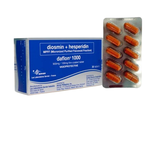 Daflon (diosmin + hesperidin) 1000mg film-coated tablet 