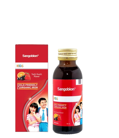 Sangobion Kids (Iron + Multivitamins) Syrup 100ml