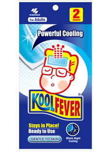 Kool Fever Adult, Pack of 2