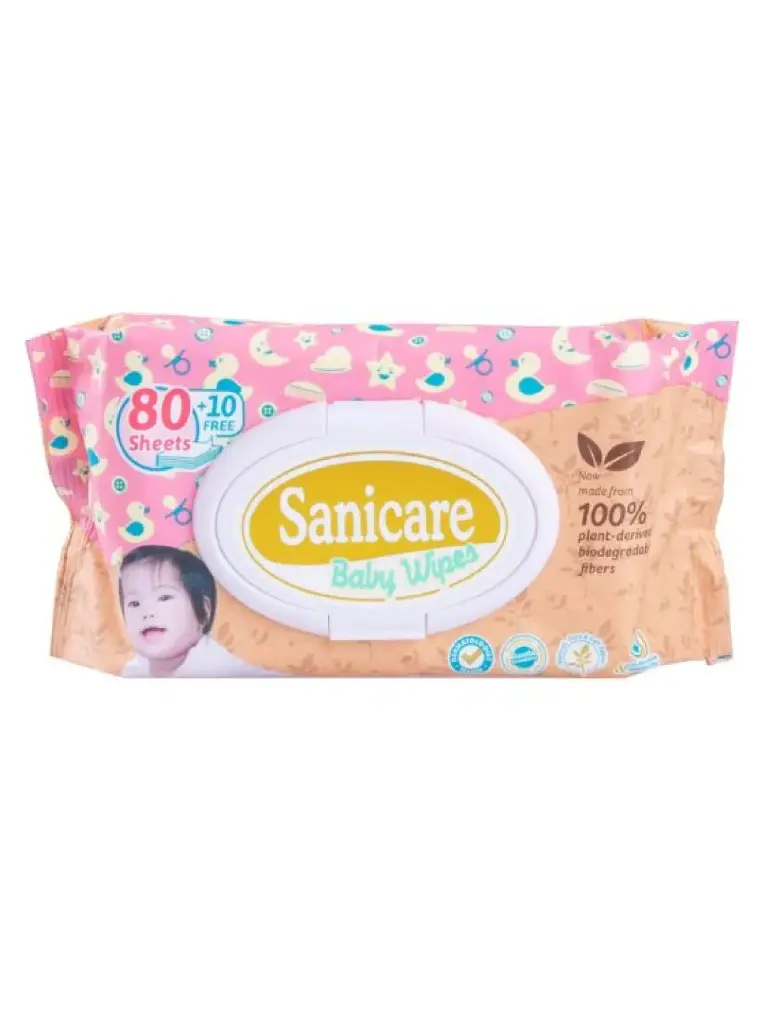 ​Sanicare Baby Wipes 80+10