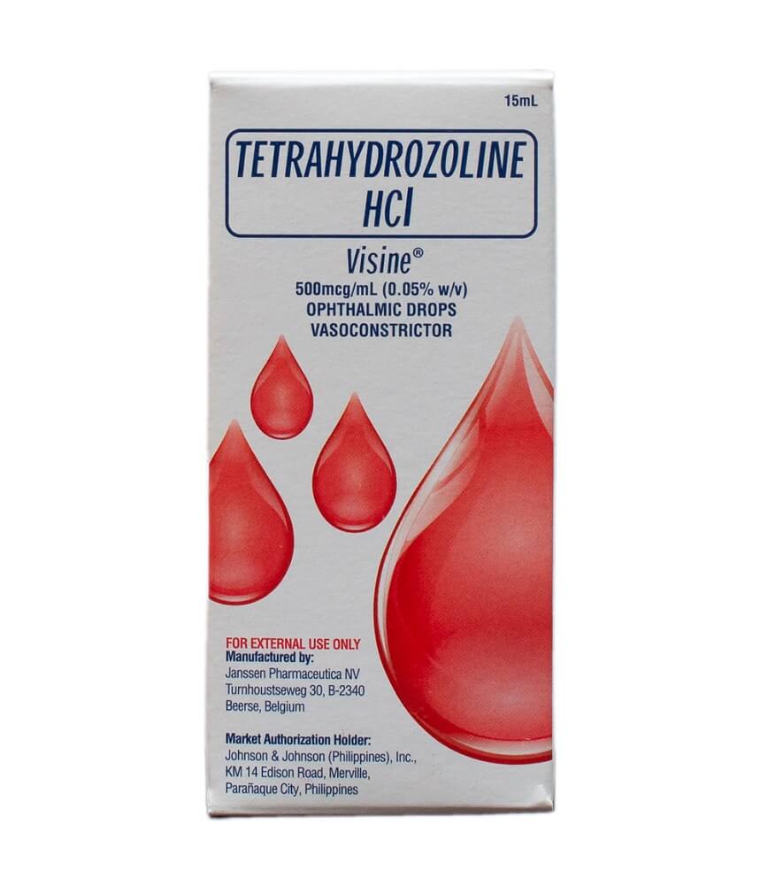 Visine Original (Tetrahydrozoline HCl) 500mcg/ml Eye Drops 15ml