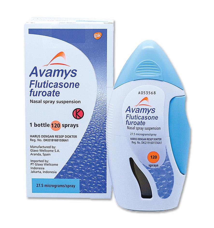 Avamys (Fluticasone Furoate) 27.5mcg Nasal Spray 120 Actuations 