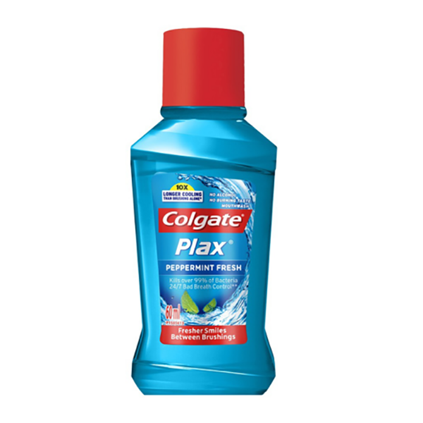 Colgate Plax Peppermint (Blue) 60ml Mouthwash 
