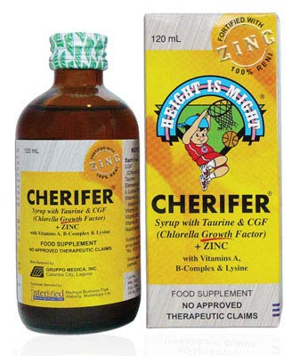 Cherifer with Taurine and CGF + Zinc 120mL Syrup