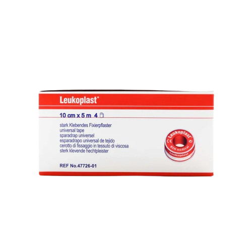 Leukoplast (zinc oxide adhesive tape) 10cm x 5m roll 