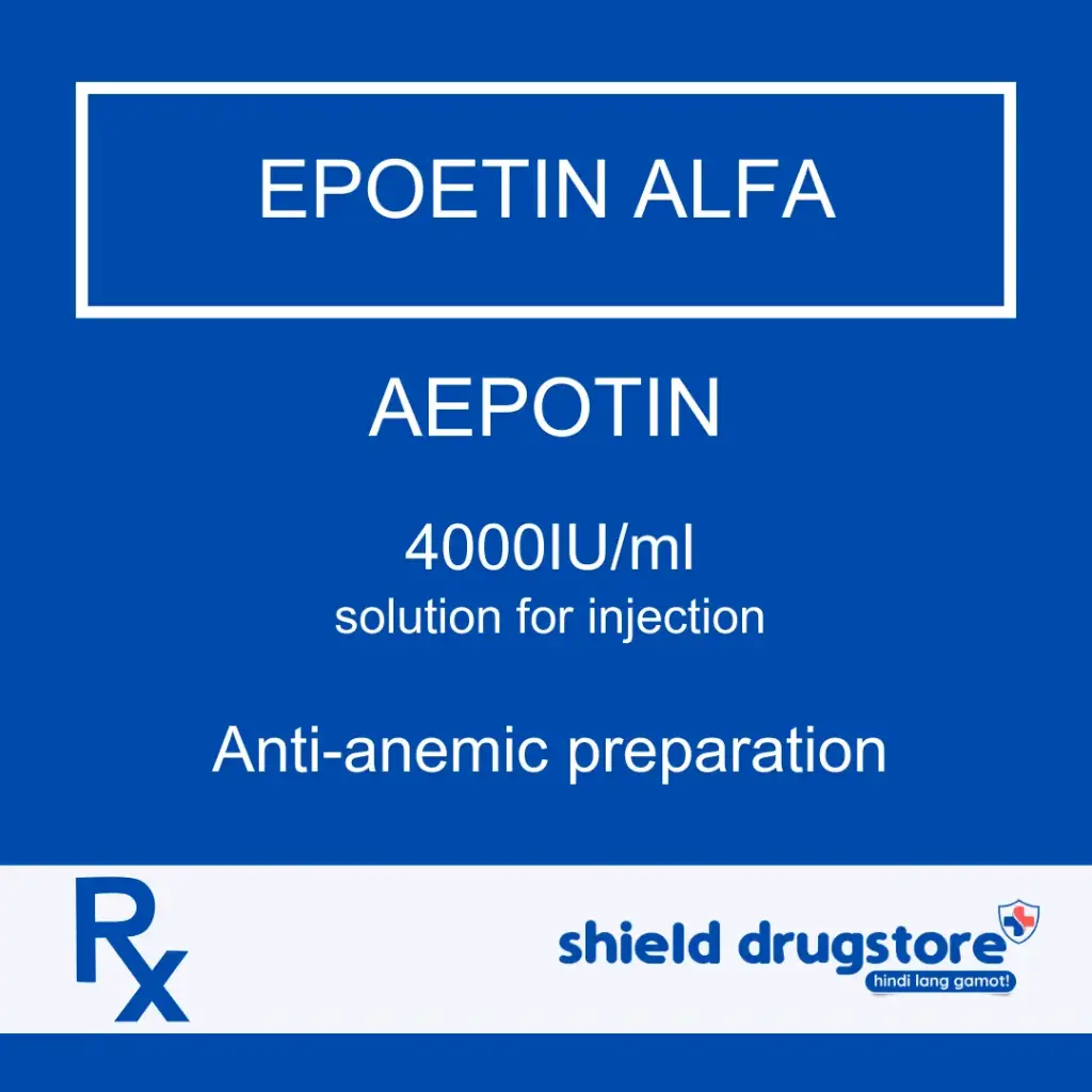 Aepotin (epoetin alfa) 4000IU/mL solution for injection pfs