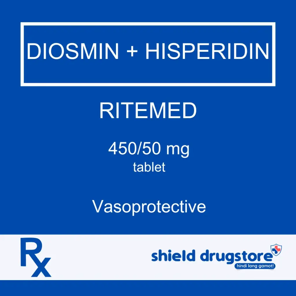 RM Diosmin + Hesperidin (Diosmin, Hesperidin) 450mg/50mg Tablet