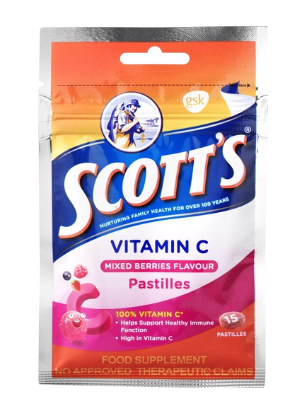 Scott's Chewy Multivitamins Mixed Berries 15 Chewable Pastilles 