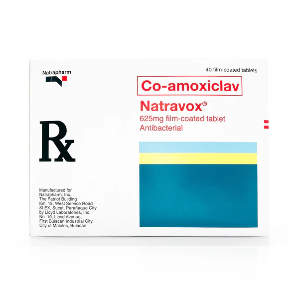 Natravox (co-amoxiclav) 625mg film-coated tablet