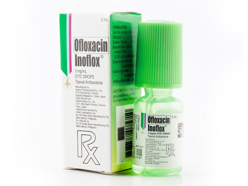 Inoflox (ofloxacin) 3mg/mL Ophthalmic Solution 5mL
