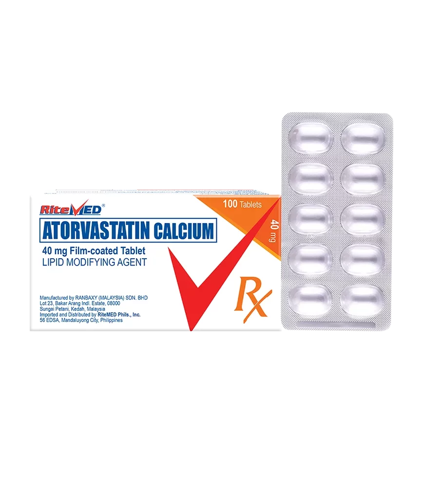 RM Atorvastatin Calcium (Atorvastatin) 40mg Tablet