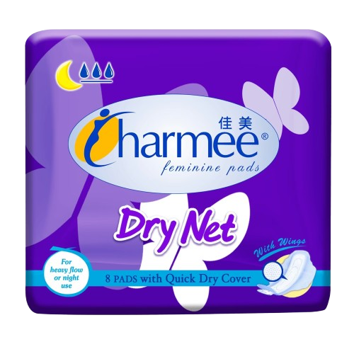 Charmee Dry Net with Wings 8s (Purple)