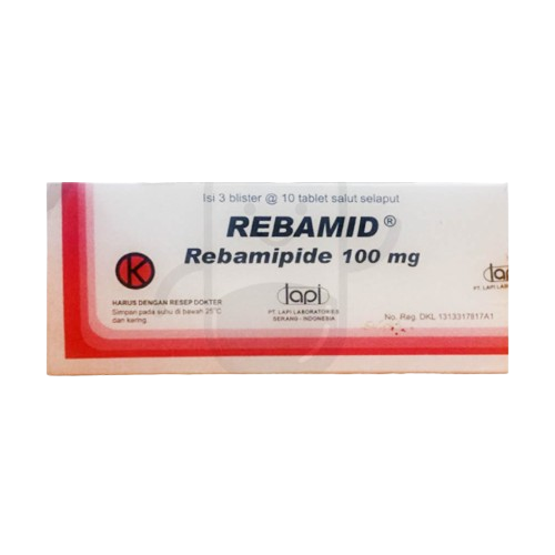 Rebamid (Rebamipide) 100mg tablet 