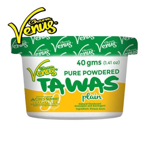 Venus Charm Tawas Plain (Green) 40g powder 