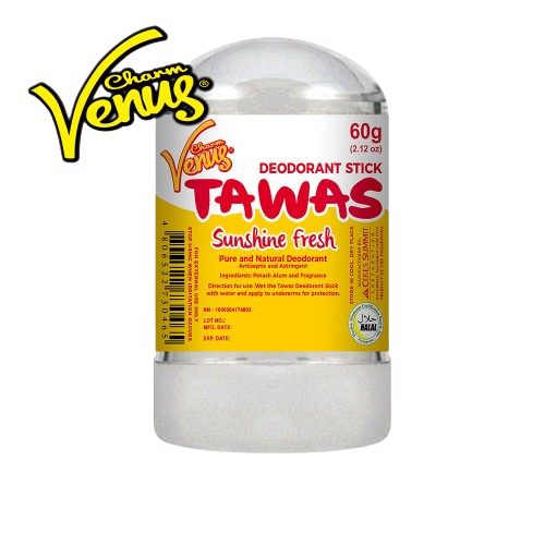 Venus Charm Tawas Deodorant Stick Sunshine Fresh 60g 