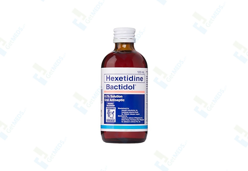 Bactidol (Hexetidine) 120ml Gargle