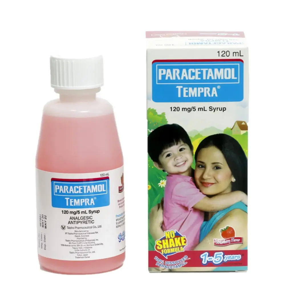 Tempra (Strawberry) 120mg/5ml Syrup 60ml