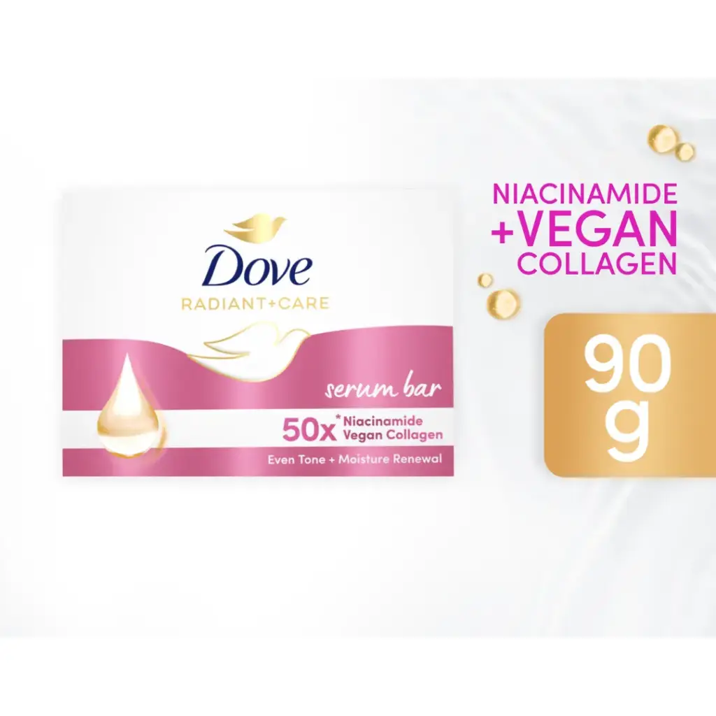Dove Radiant+ Care Pink Nia + Collagen 90g