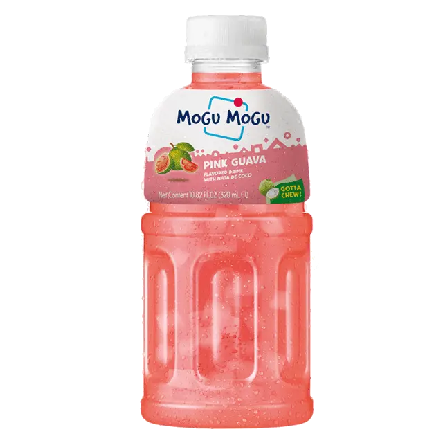 Mogu Mogu Pink Guava 320ml bottle 