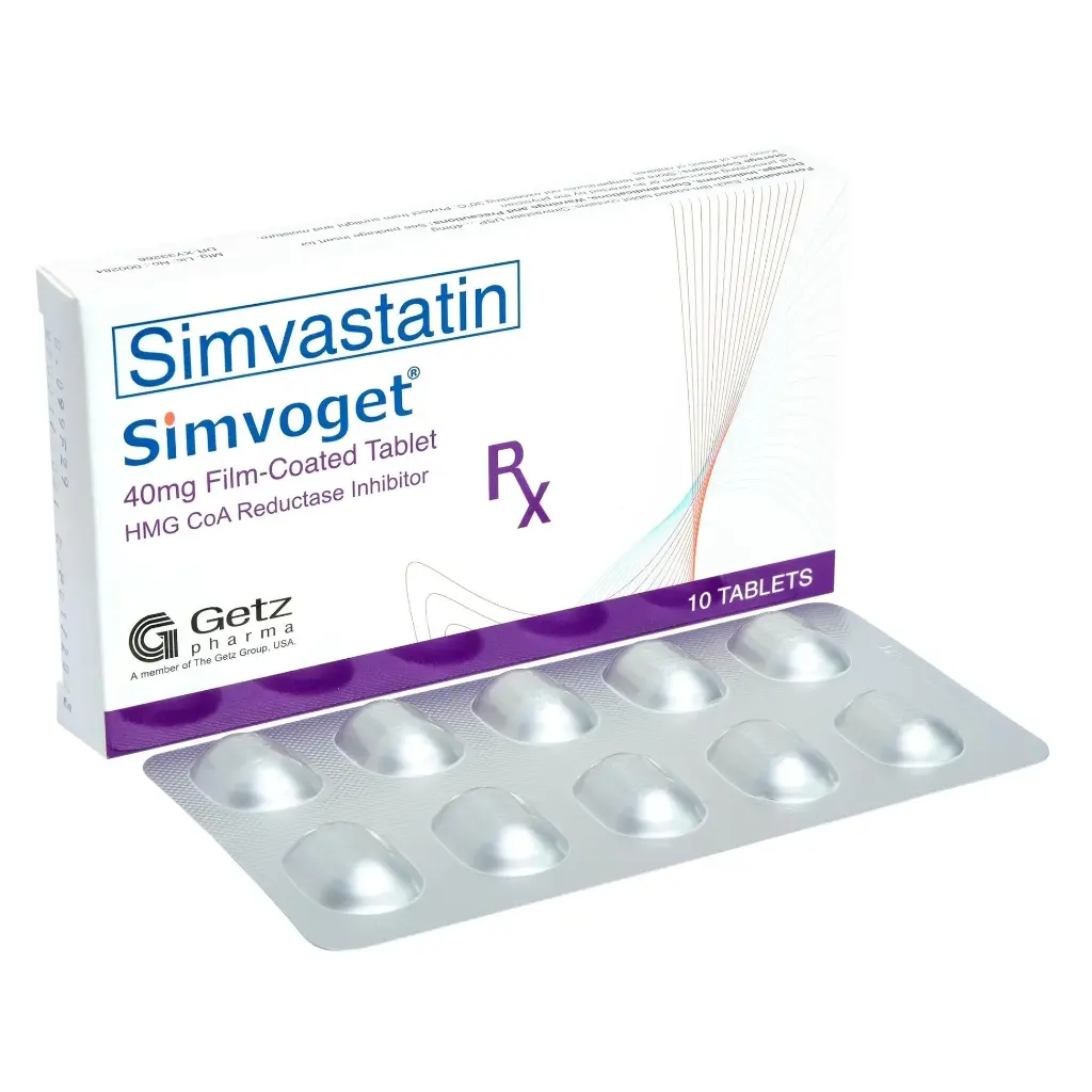 Simvoget (Simvastatin) 40mg tablet 