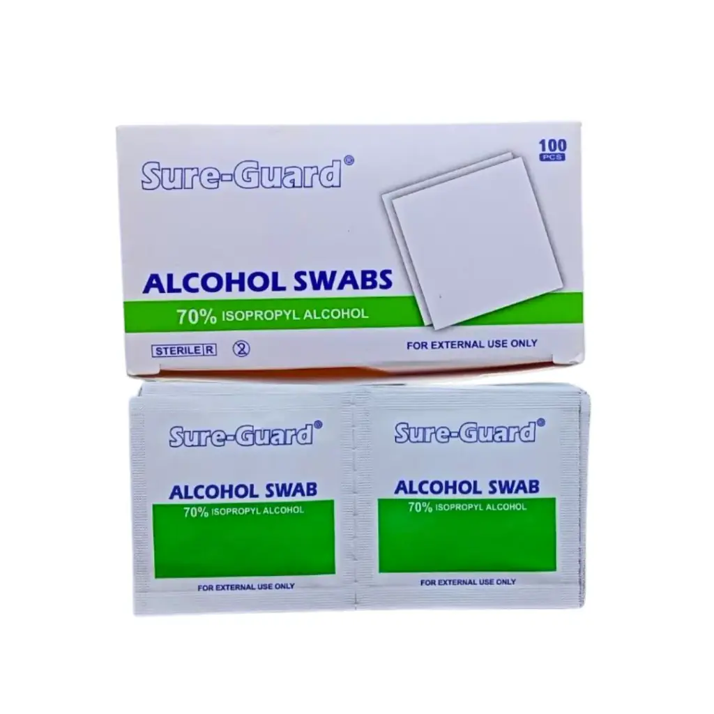 Sure-Guard Sterile Alcohol Swab 100's