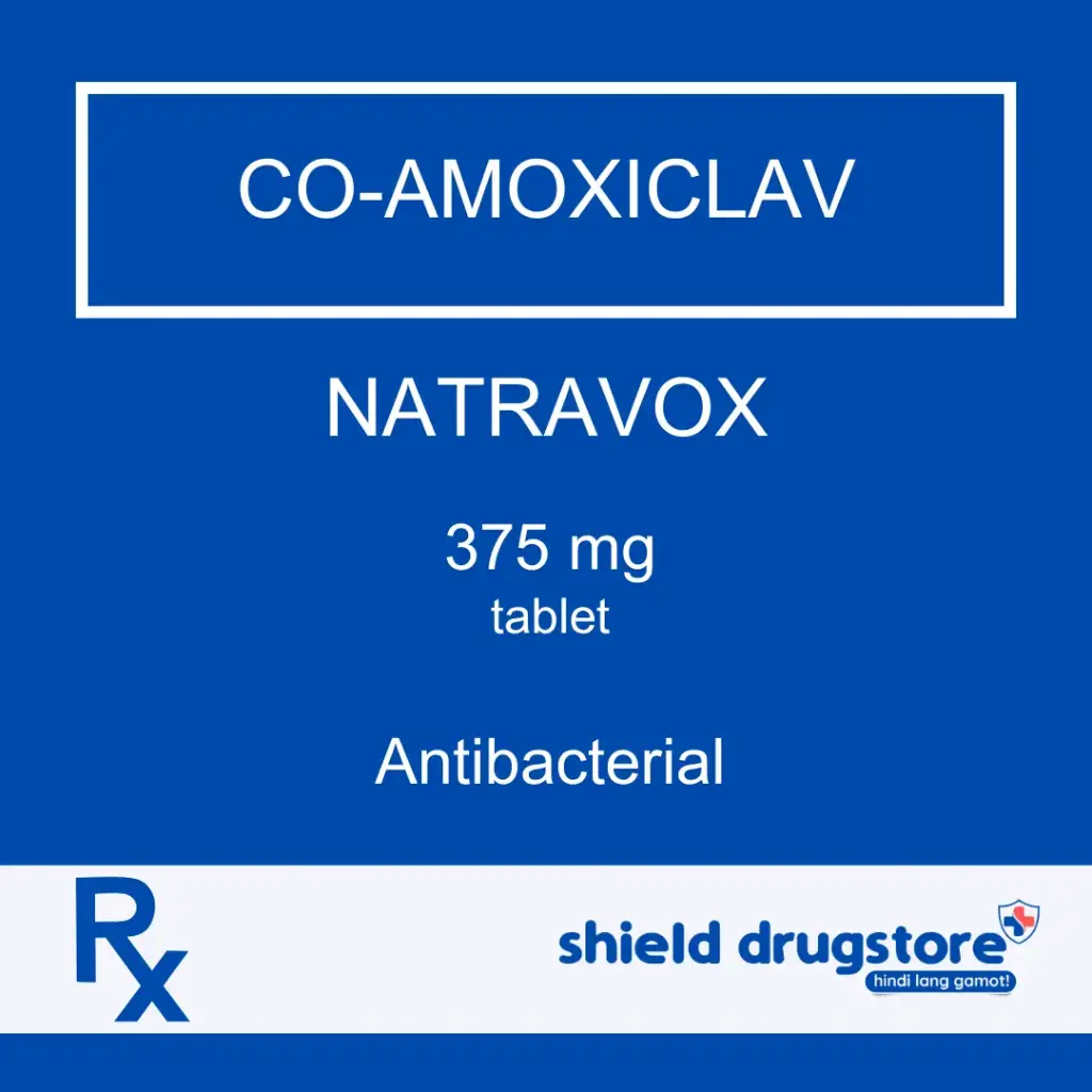Natravox (co-amoxiclav) 375mg film-coated tablet