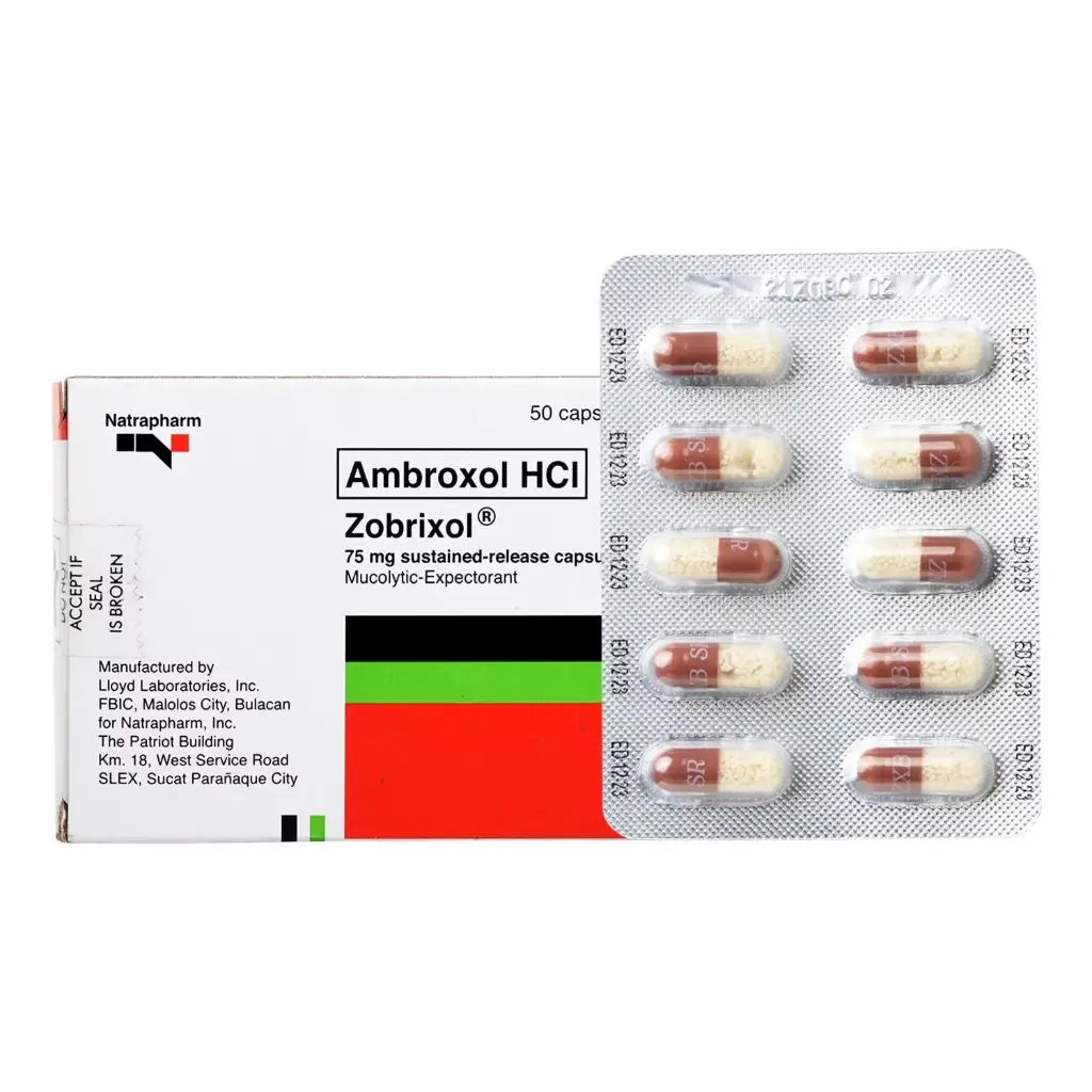 Zobrixol (Ambroxol) 75mg capsule