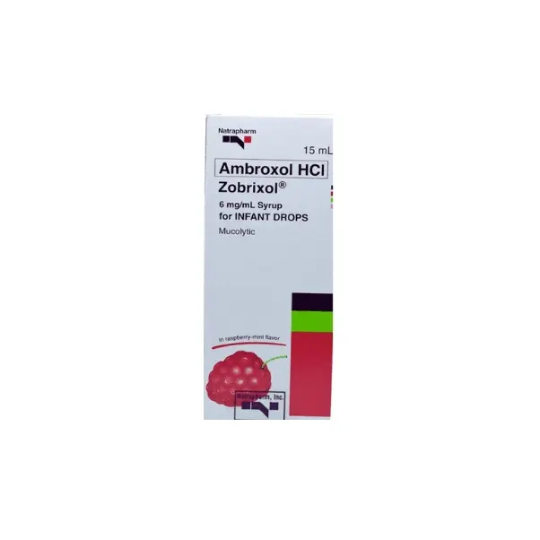 Zobrixol (Ambroxol) 6mg/5mL oral drops, 15mL