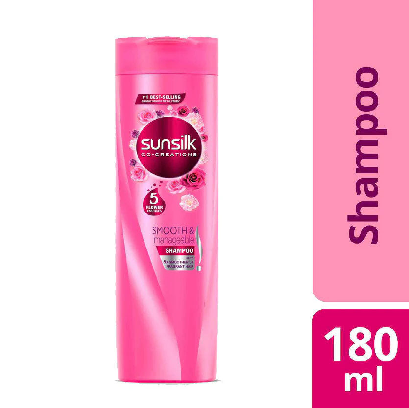 Sunsilk Smooth & Manageable Shampoo 180ml 