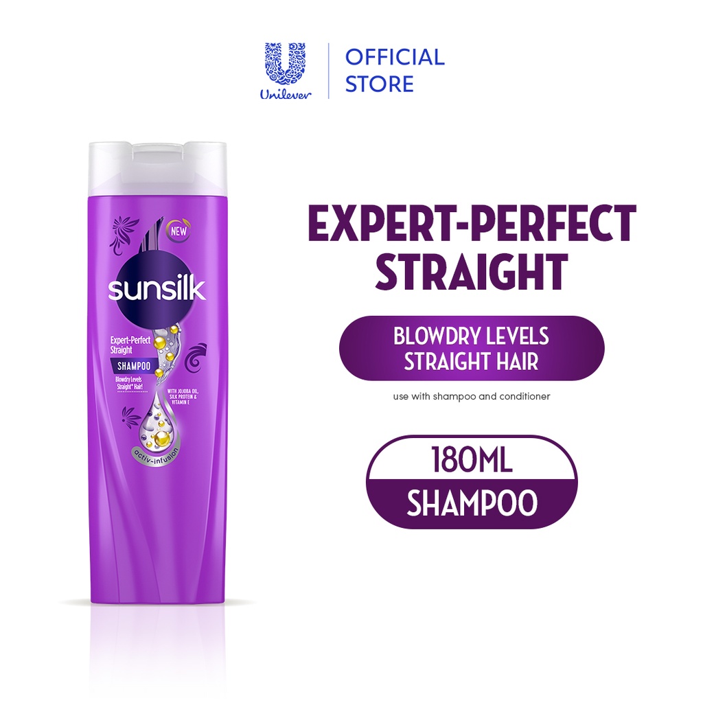 Sunsilk Expert-Perfect Straight Shampoo 180ml 