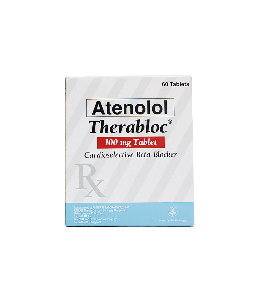 Therabloc (Atenolol) 100mg Tablet 