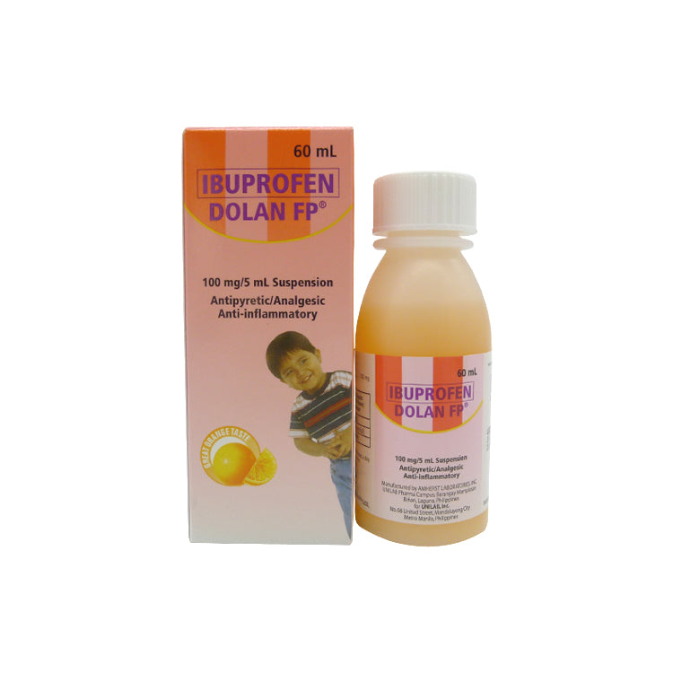 Dolan Forte (ibuprofen) 100mg/5ml oral suspension, 60ml