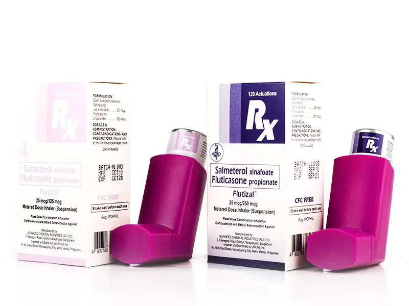 Flutizal (salmeterol + fluticasone propionate) 25/125mcg metered dose inhaler 