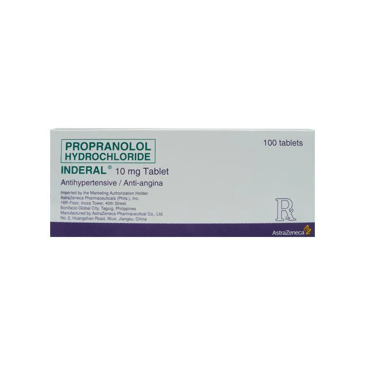 Inderal (propranolol) 10mg tablet