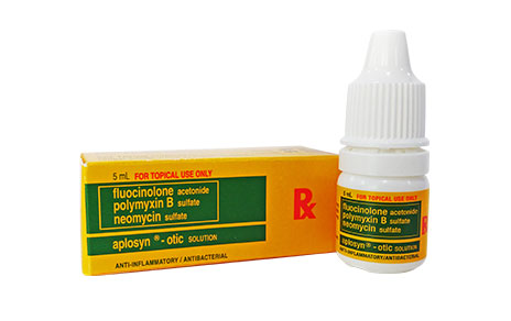 Aplosyn Otic (Polymyxin B + Neomycin + Fluocinolone Acetonide) 5ml Solution Ear Drops