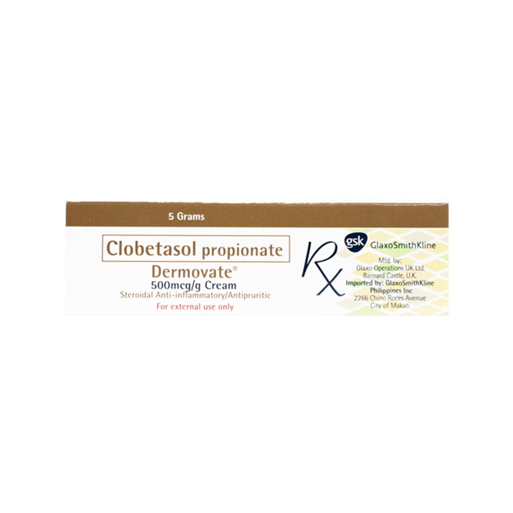 Dermovate (clobetasol propionate) 0.05% cream