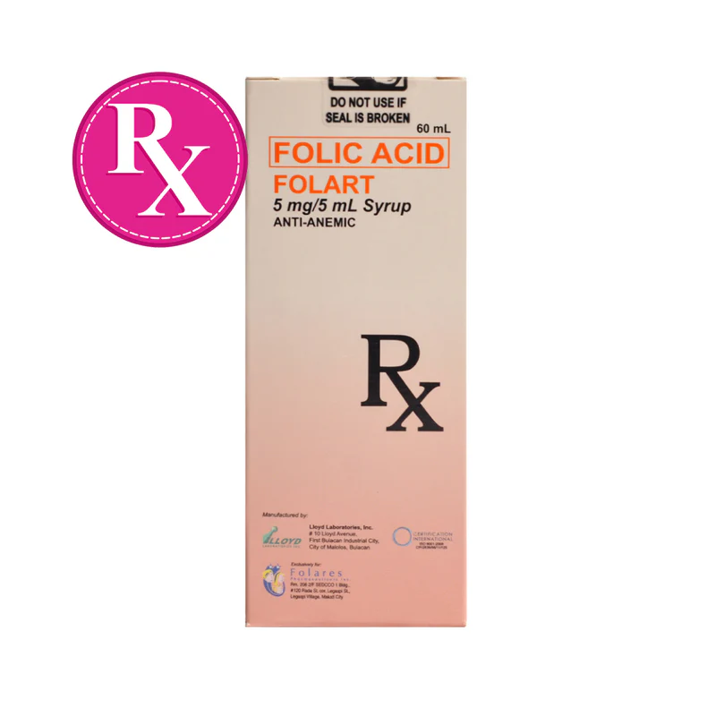 Folart (Folic acid) Syrup, 60mL