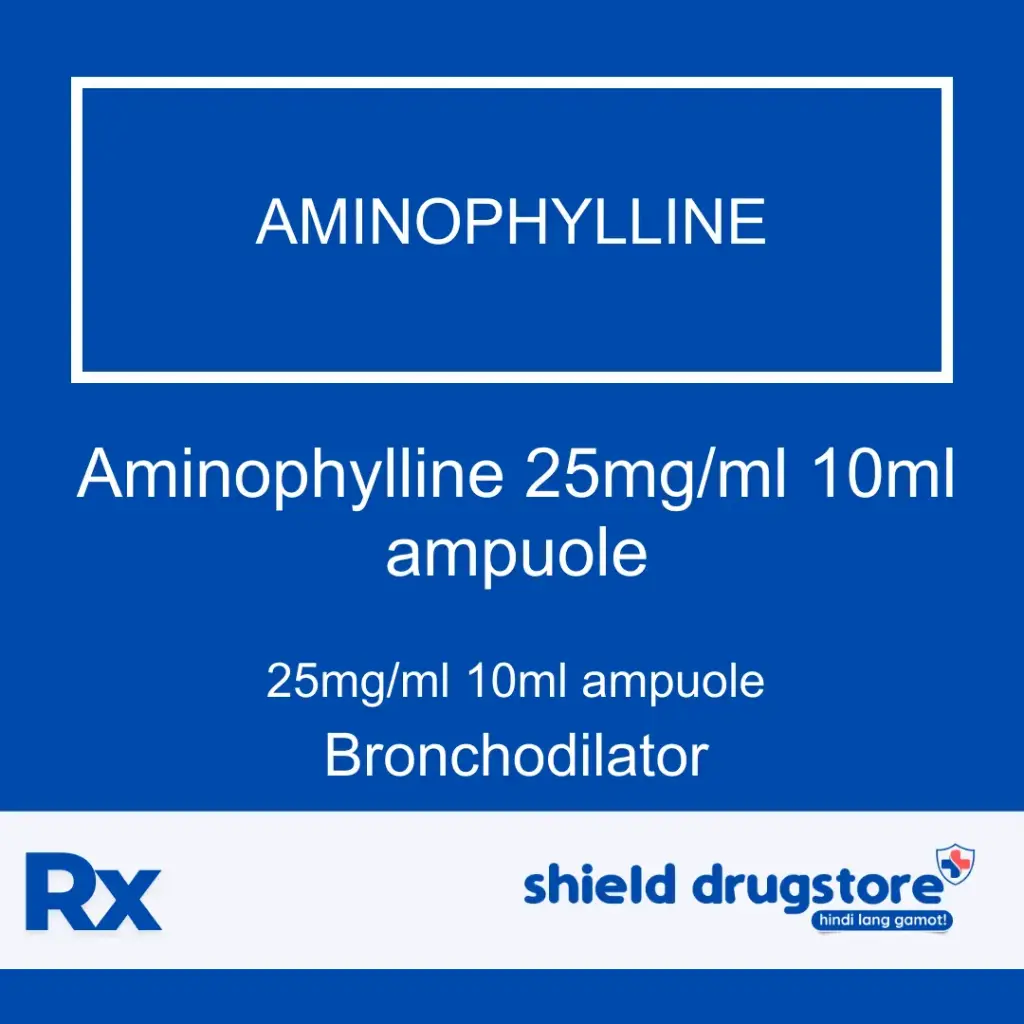 GN-AMINOPHYLLINE 25MG/ML 10ML AMP 