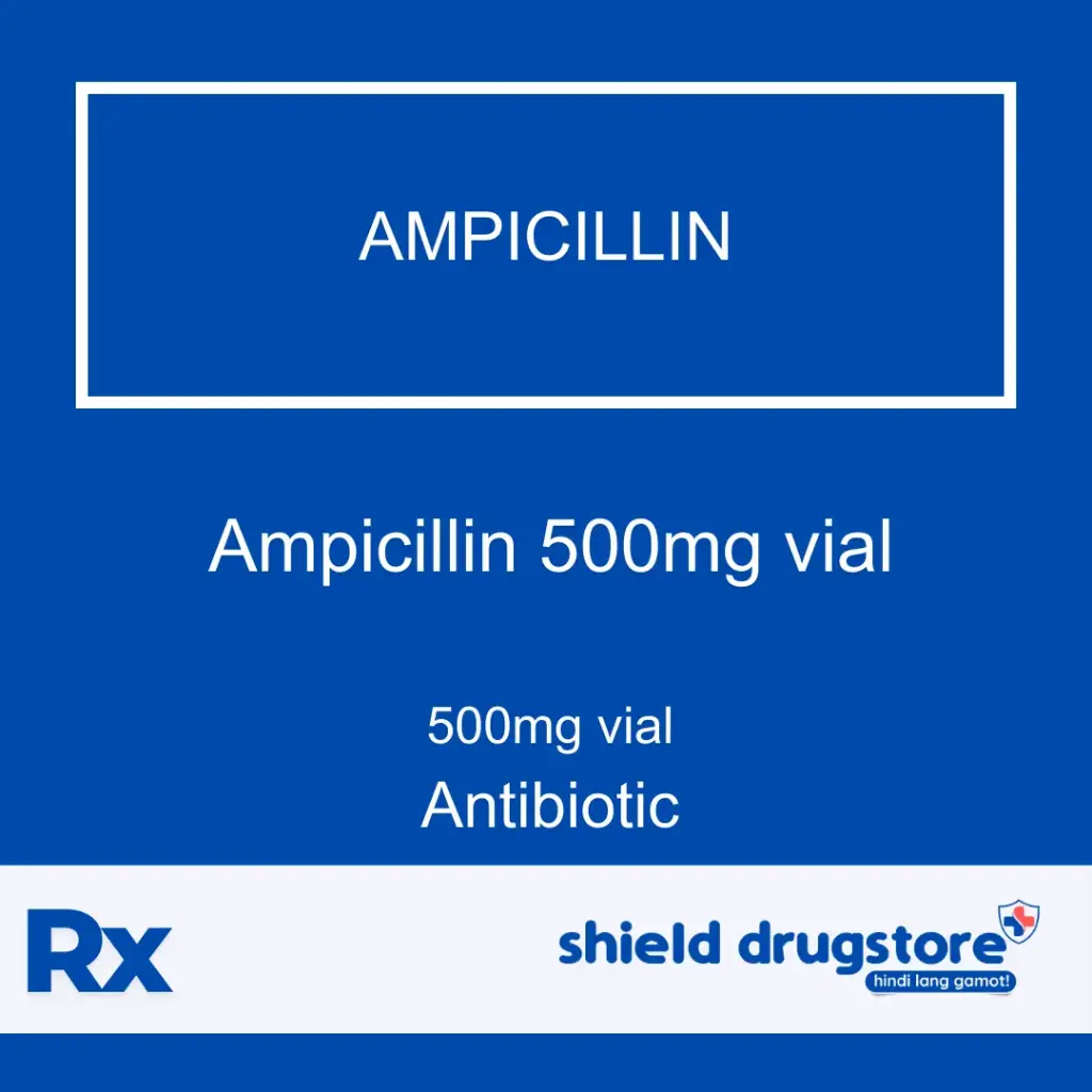 GN-AMPICILLIN 500MG VL 