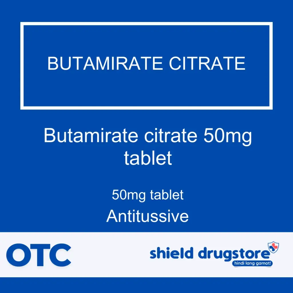 GN-BUTAMIRATE CITRATE 50MG TAB 